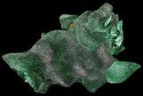 Stunning, Fibrous Malachite Crystal Formation - Congo #67464-2
